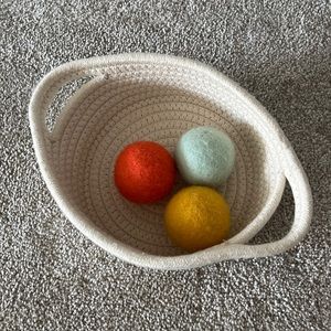 Lovevery textures basket with balls